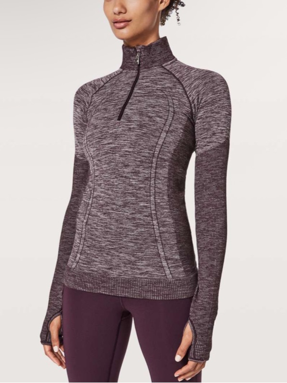 Lululemon Swiftly Wool 1/2 Zip - Sz 8